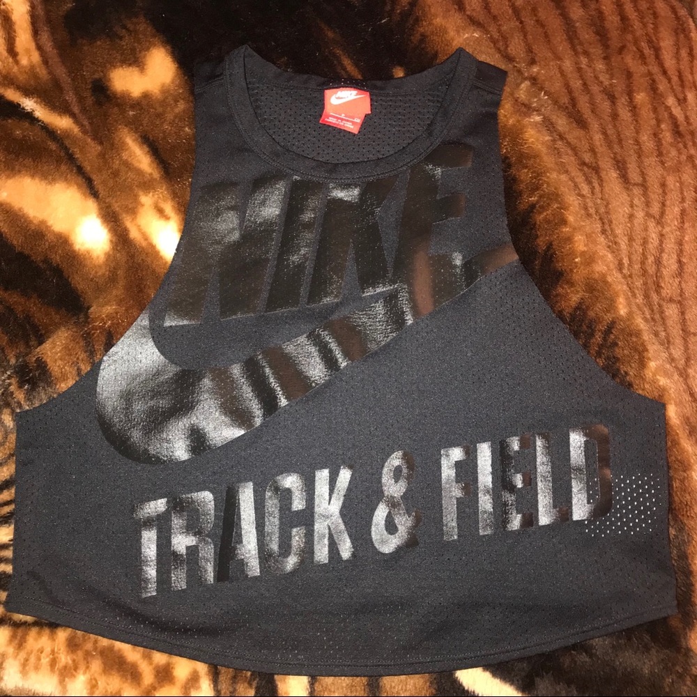 Nike Track & Field Cropped Mesh Tank
